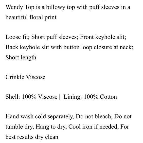 NEW Walter Baker Wendy Top - Picture 5 of 5